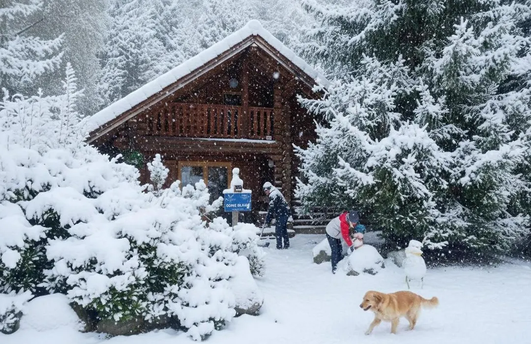 L'OURSBLANC Chalet en rondins-1